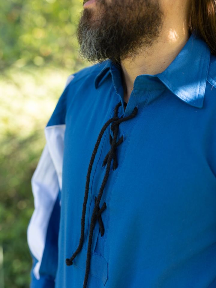 Chemise Lansquenet Titurel bleue et blanche 4
