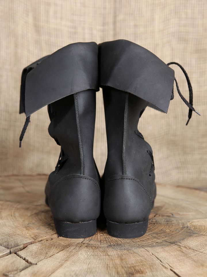 Bottines médiévales en cuir 42 | noir 4