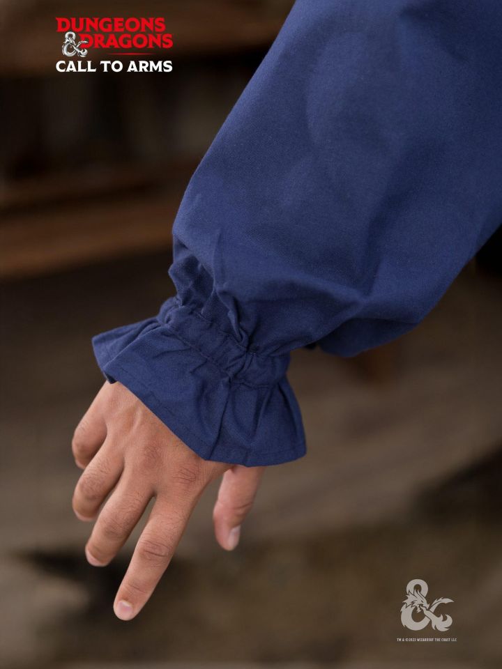 Chemise de barde D&D en bleu 4