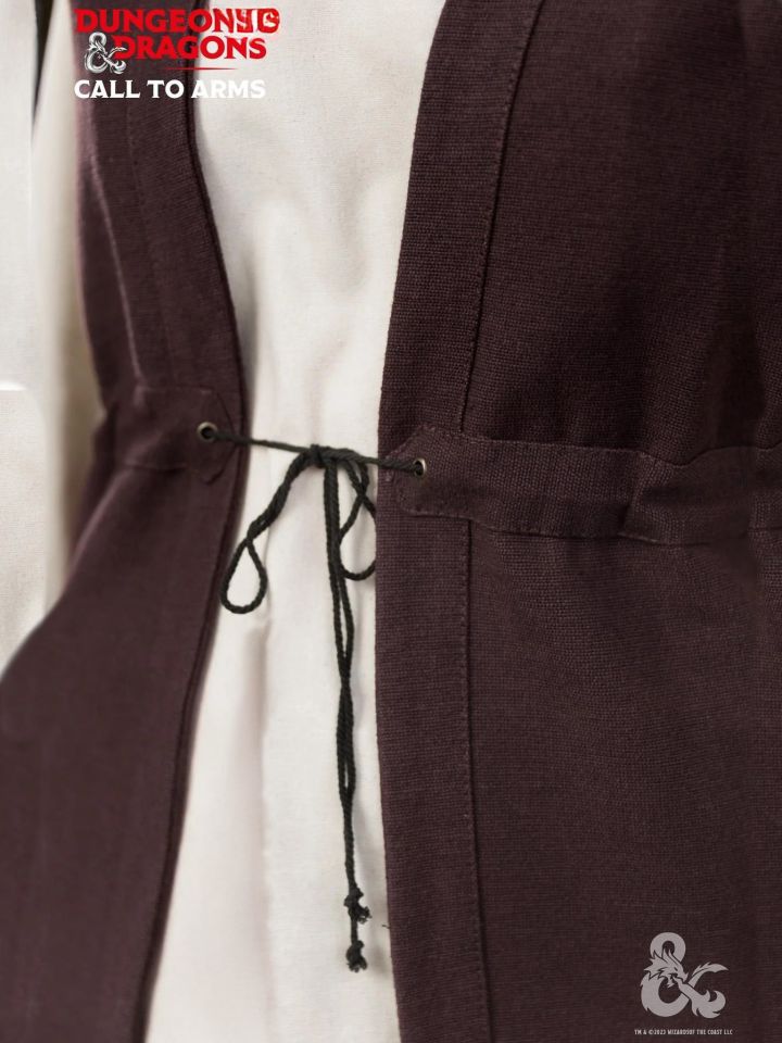Long gilet en marron 4