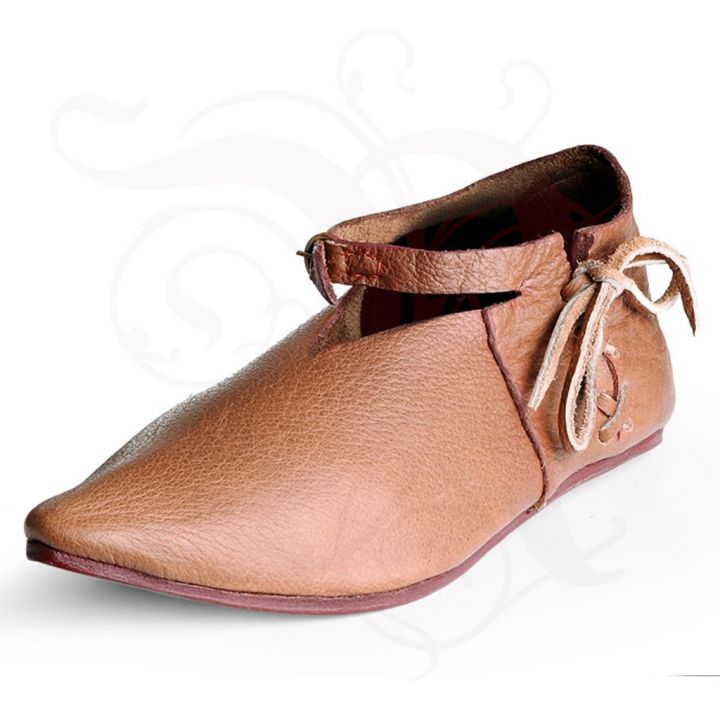 Chaussures basses à boucle, marron 4