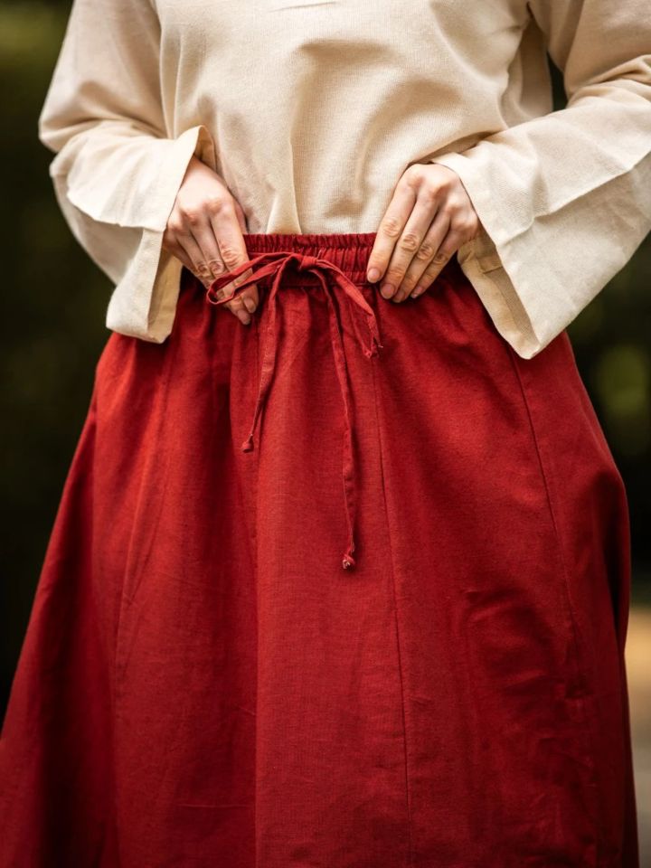 Jupe Médiévale rouge 4