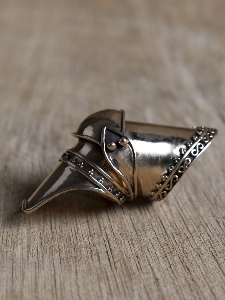 Anneau médiéval Baldur en bronze 4