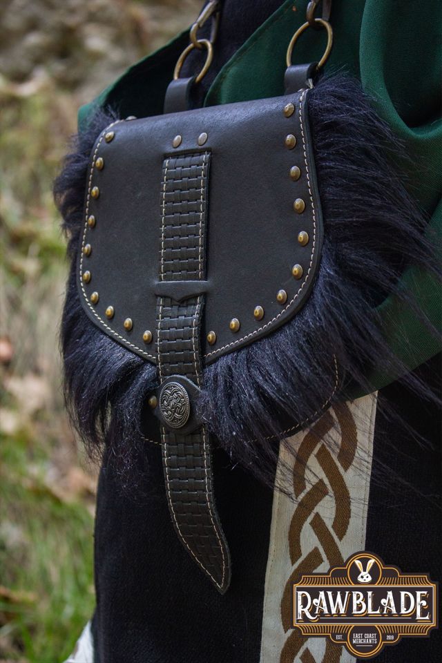 Ceinture en cuir avec pochette 4