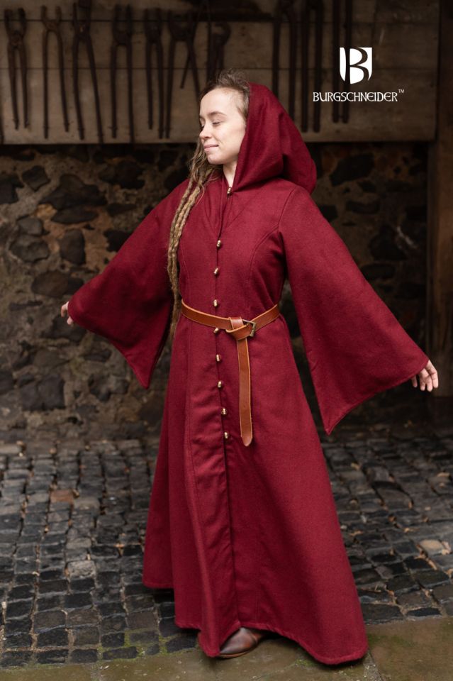 Manteau Tuala, rouge 3