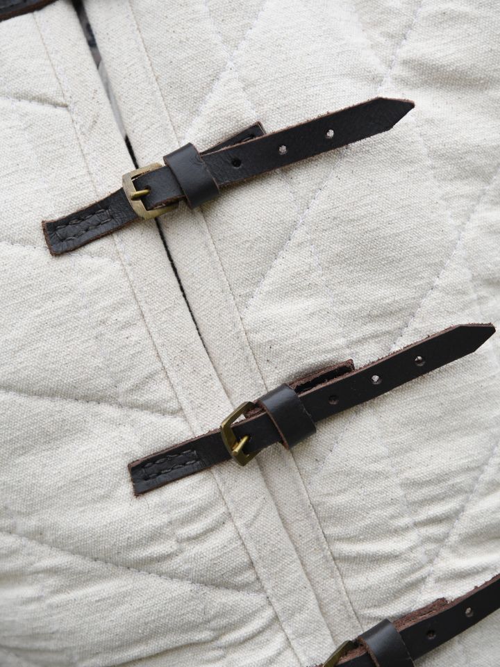 Gambison blanc à boucles XL 4