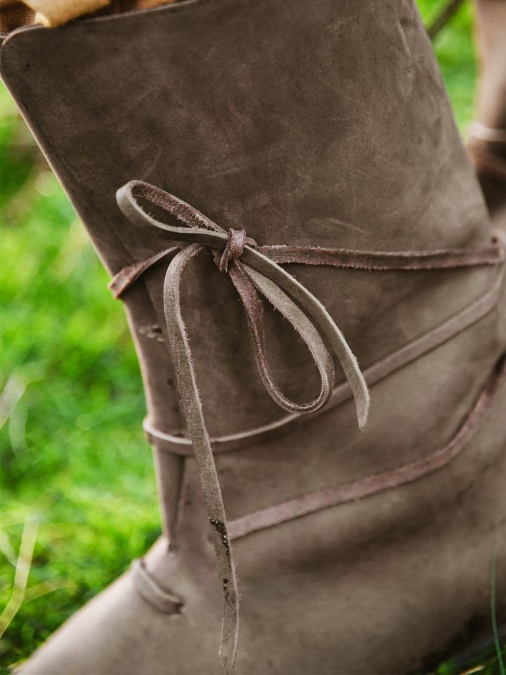 Bottes viking à lacets marron 4