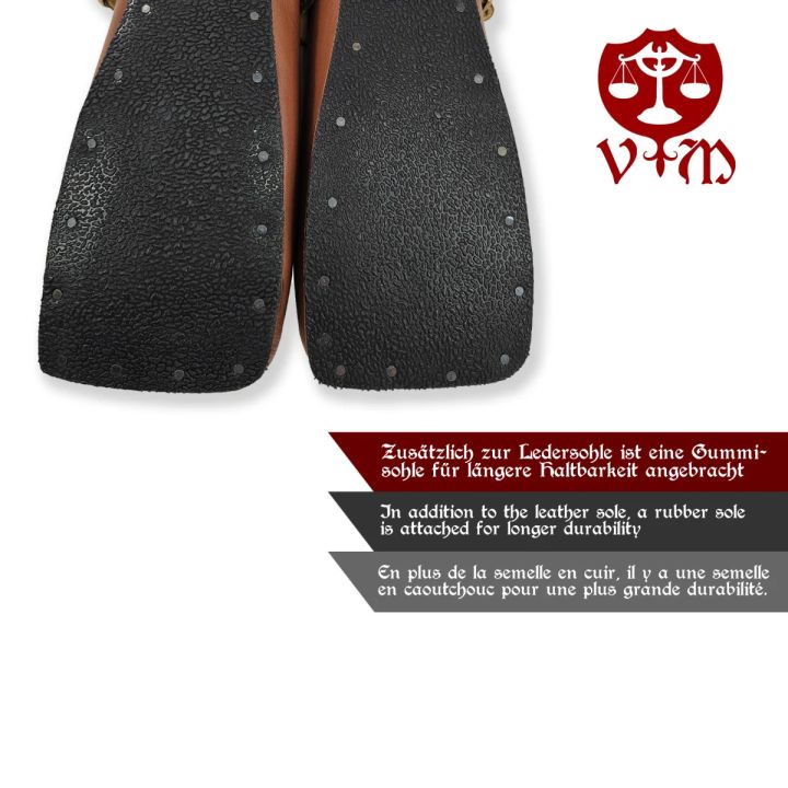 Chaussures à gueule de vache Caspar marron-noir 4