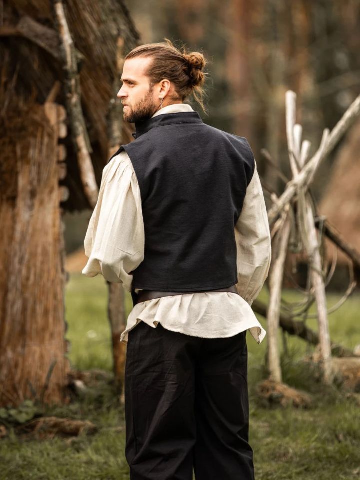 Gilet médiéval boutonné S 4