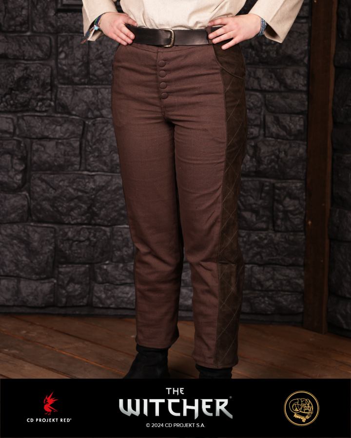 Pantalon Geralt matelassé marron 4
