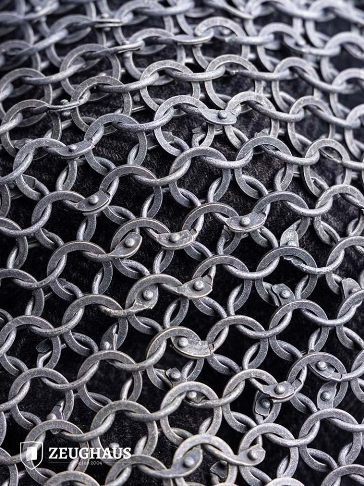 Cotte de mailles Hauberk en aluminium 10mm 4