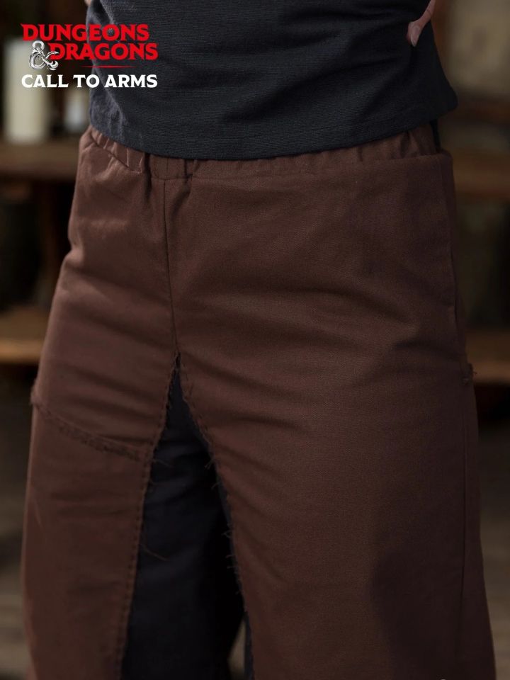 Pantalon barbare D&D marron-noir 5
