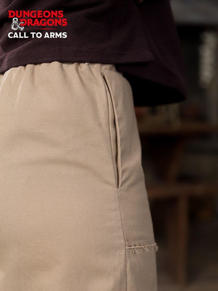 Pantalon barbare D&D marron-chanvre 5