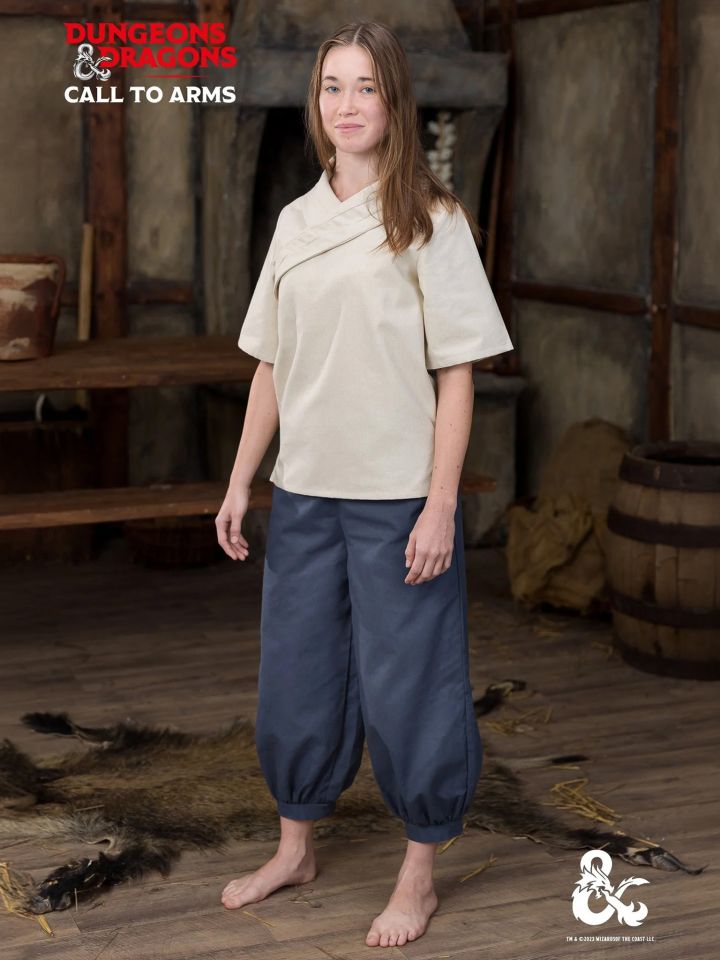 Pantalon de moine bleu 5