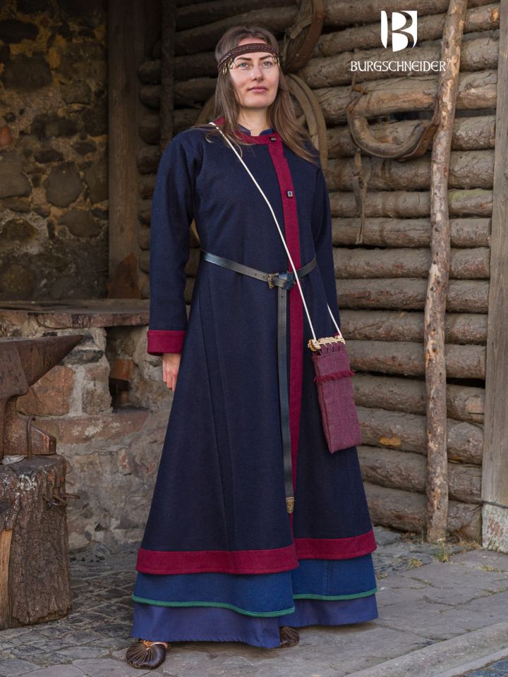 Manteau Rus Kseniya bleu/rouge L 5