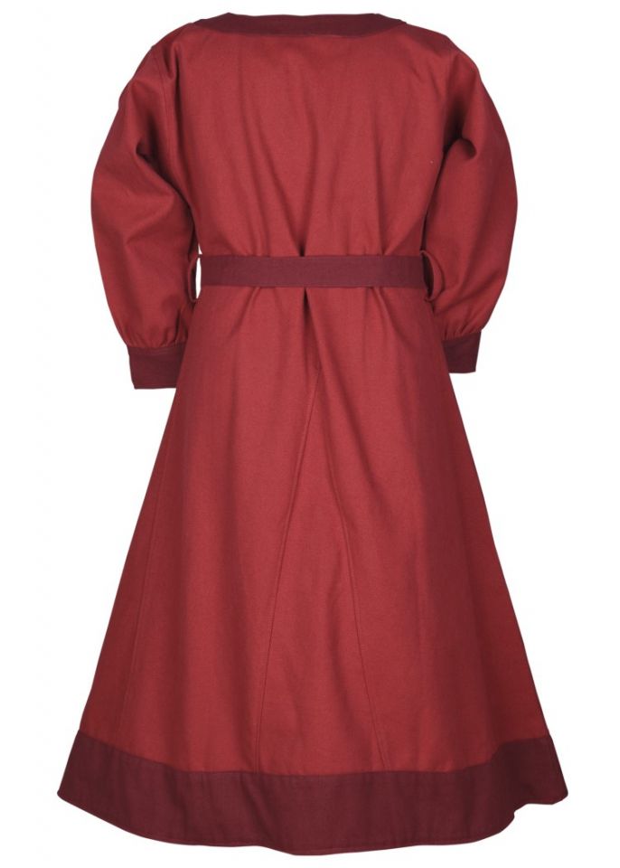 Robe Viking pour enfant, rouge/lie de vin 146 5