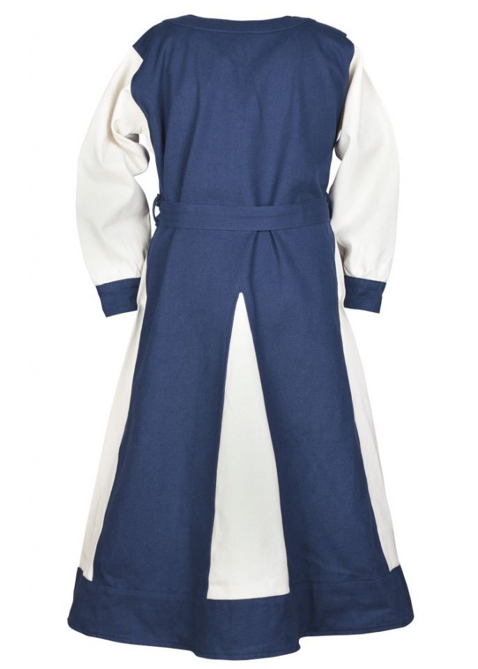 Robe Viking pour enfant, bleue/écrue 5