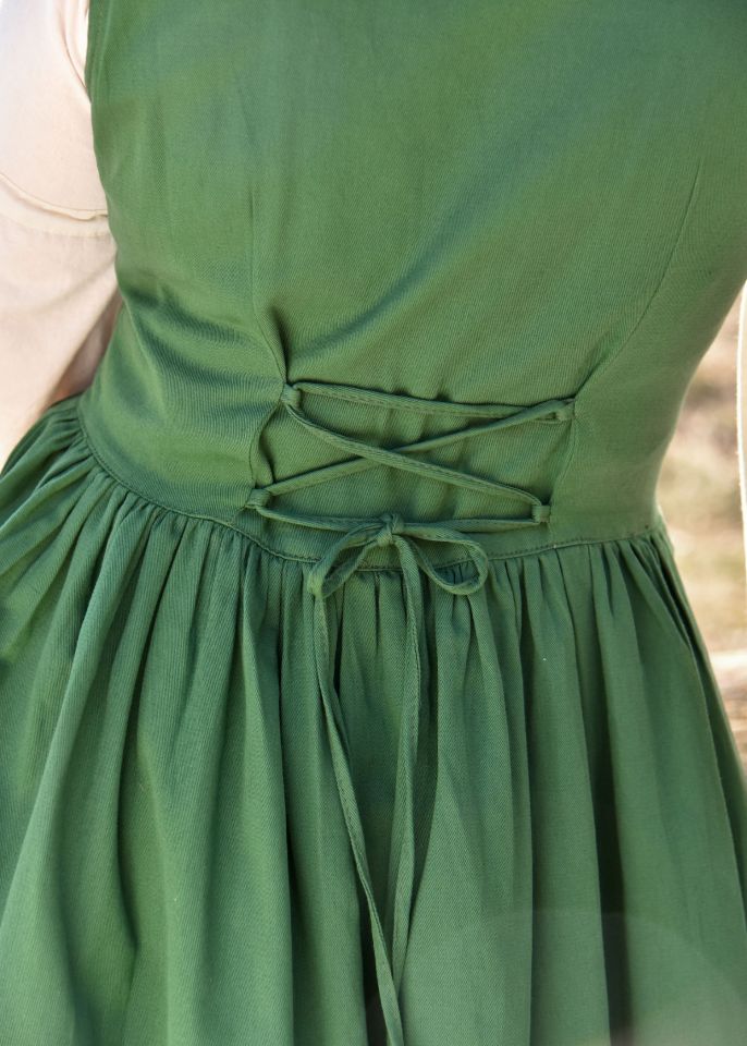 Robe sans manche Lenka en vert 5