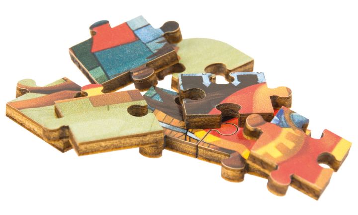 Puzzle en bois ''Tournoi de chevaliers'' 5