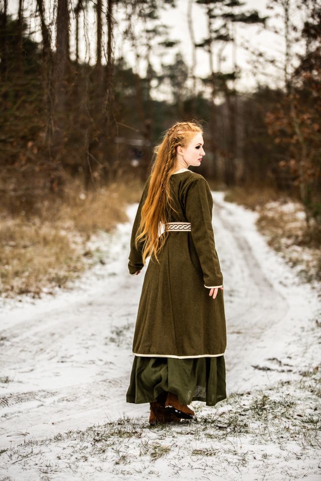 Manteau Viking Birka Skadi Olive 5