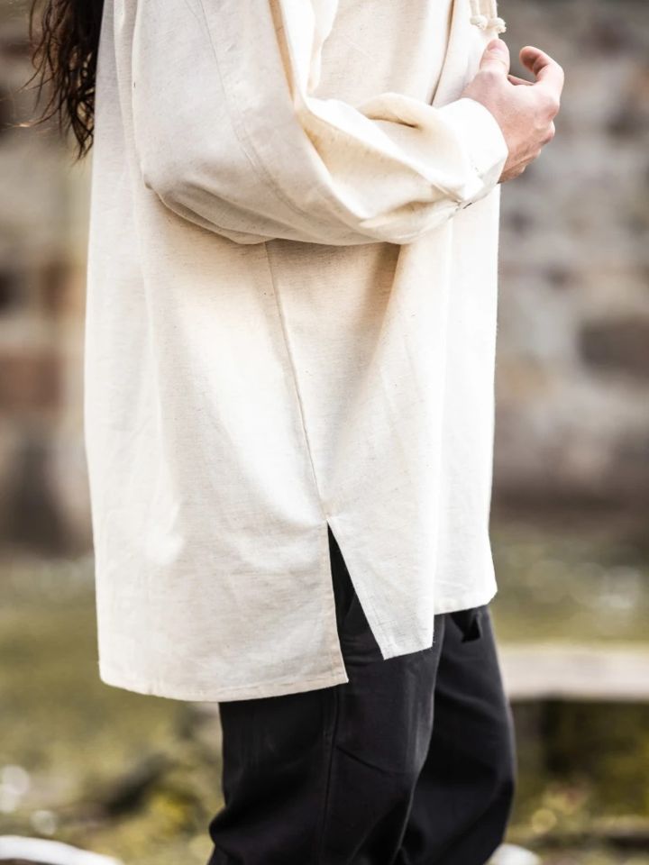 Chemise médiévale Ulrich écrue XXXL 5