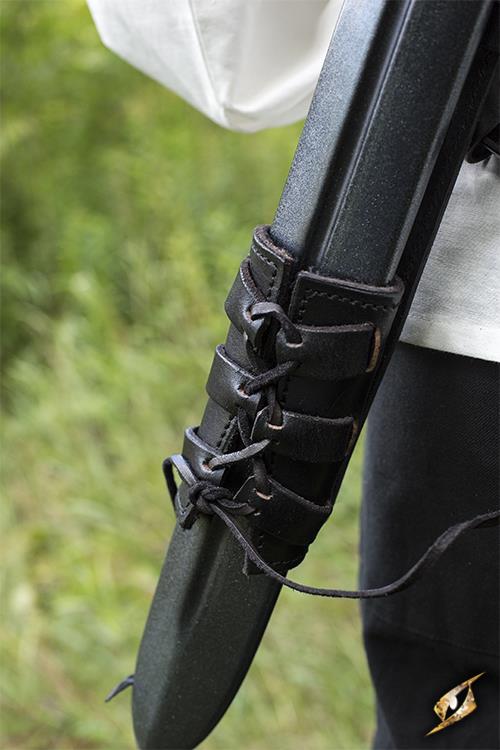 Support dorsal pour épées LARP noir 5
