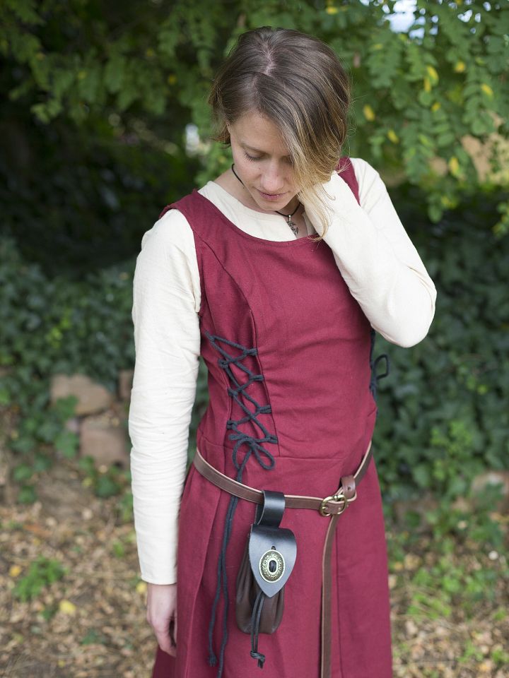 Robe à bretelles sans manches Uma rouge 5