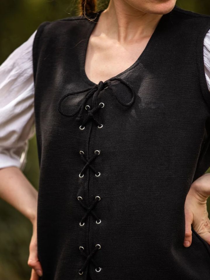 Gilet en coton épais, noir 5
