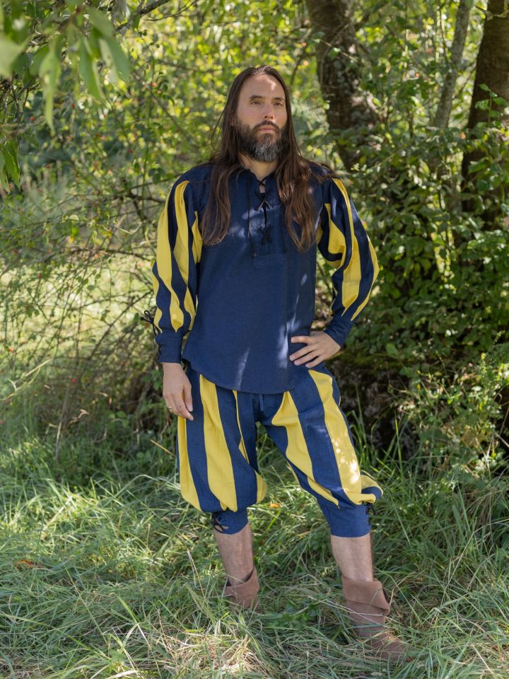 Culotte lansquenet Morold jaune-bleu 5