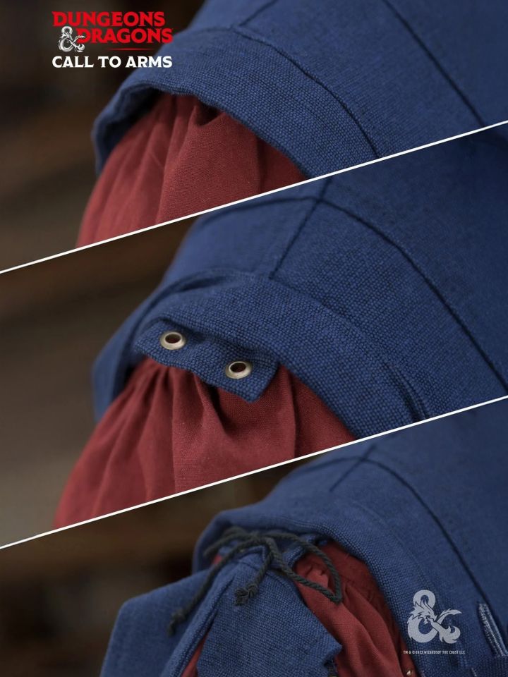 Pourpoint de barde bleu 5