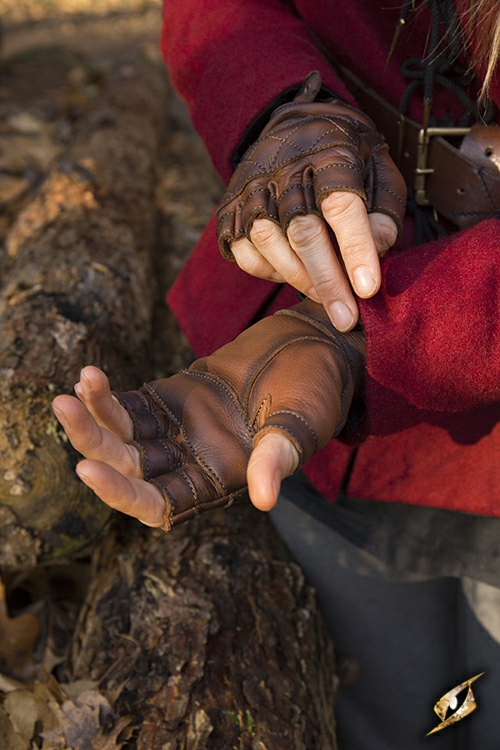 Gants en cuir celtiques S 5