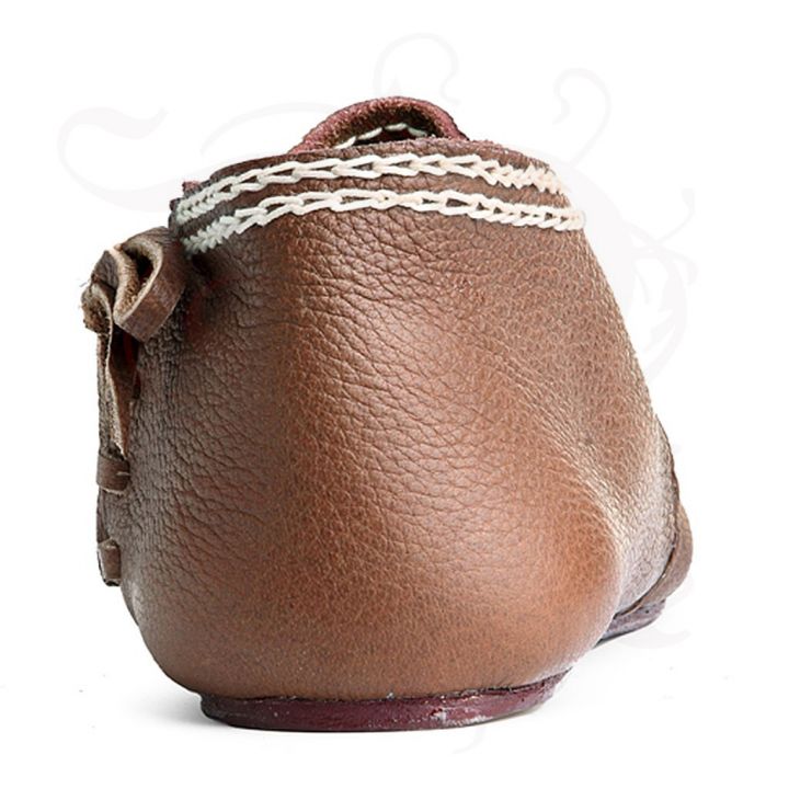 Chaussures basses avec broderie décorative, marron 5