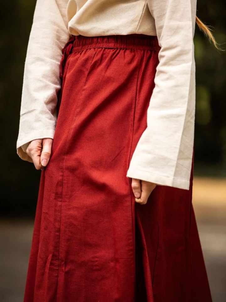 Jupe Médiévale rouge 5