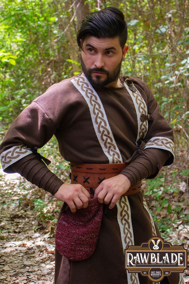 Ceinture en cuir avec sac 5