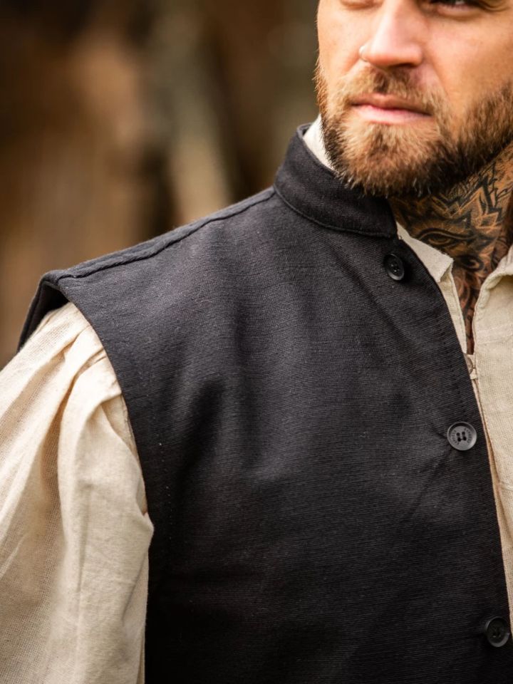 Gilet médiéval boutonné S 5