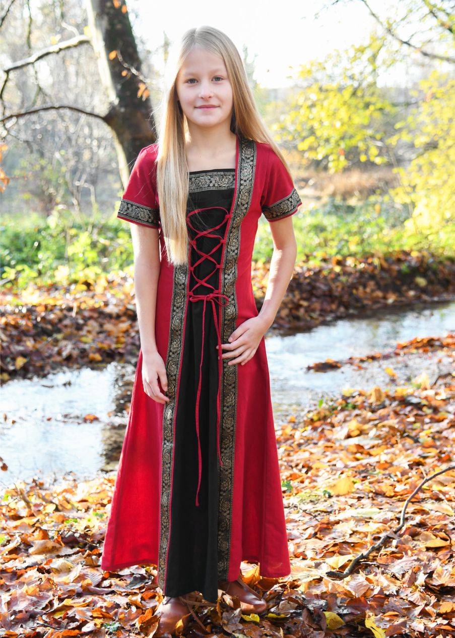 Robe medievale Eleonore pour enfant La boutique medievale