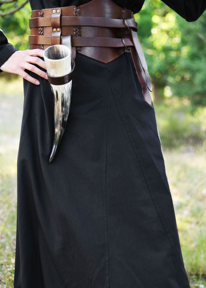 Robe médiévale légère Milla, noire XL 6