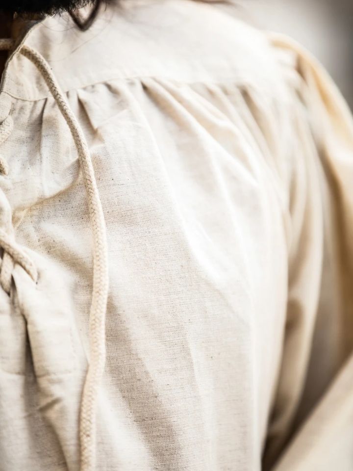 Chemise médiévale Ulrich écrue XXXL 6