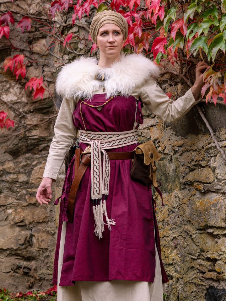 Tunique Viking, en rouge 6
