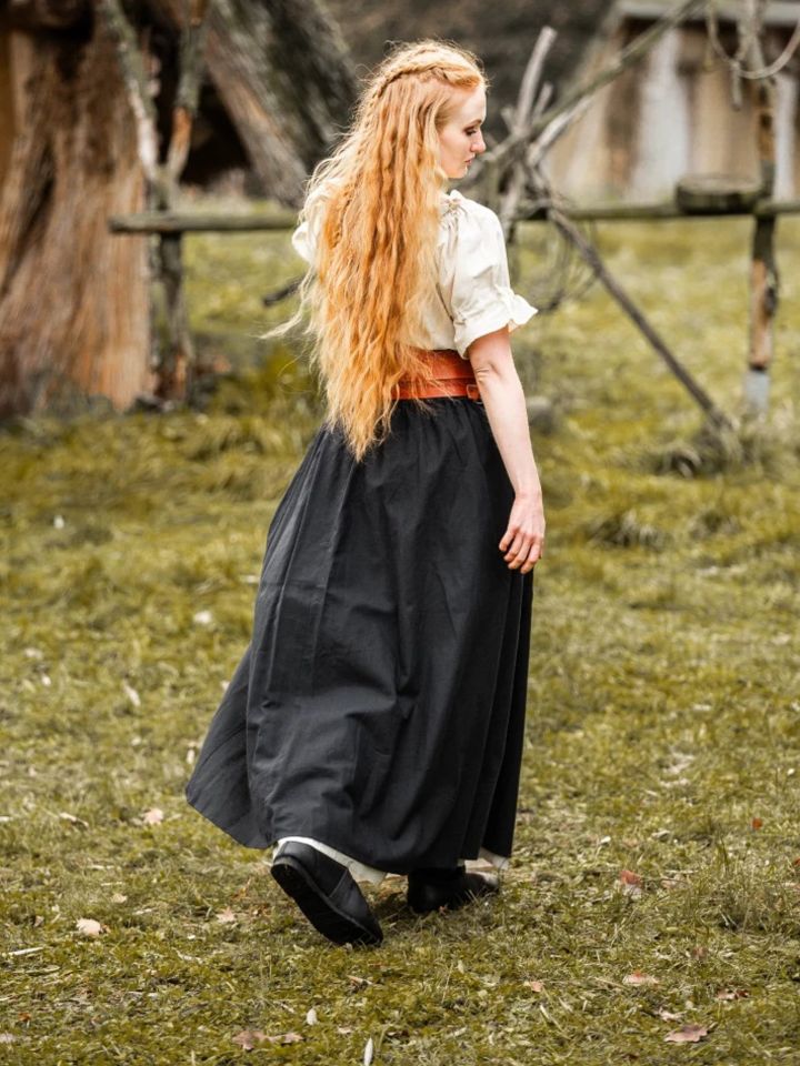 Jupe médiévale Elise noire XXL/XXXL 6