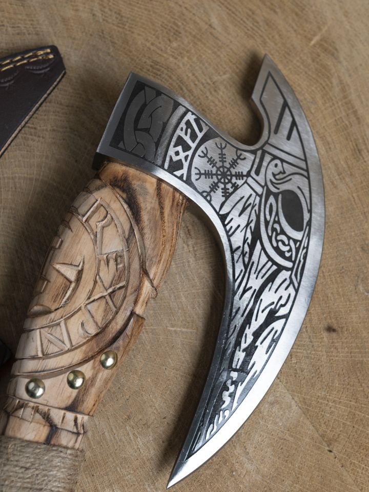 Hache à pizza viking Odin 6