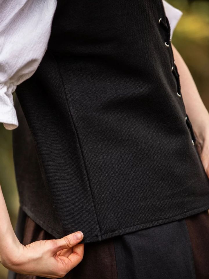 Gilet en coton épais, noir 6