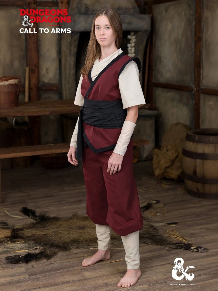 Pantalon de moine bordeaux 6