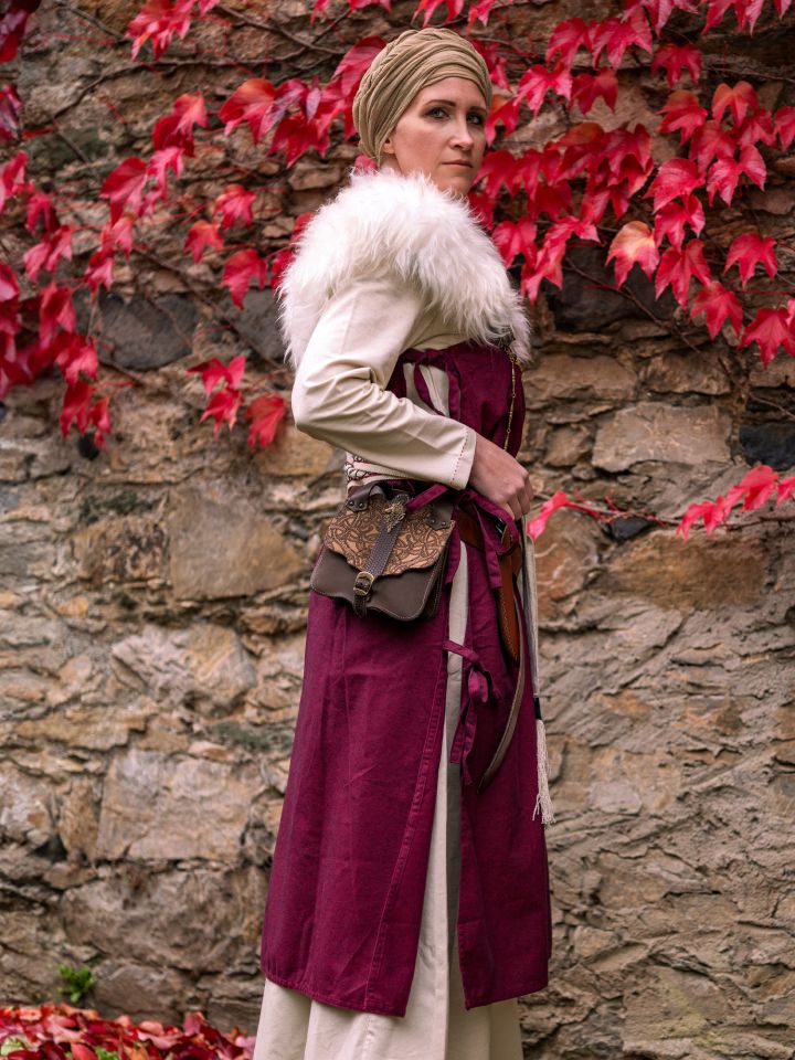 Tunique Viking, en rouge 7