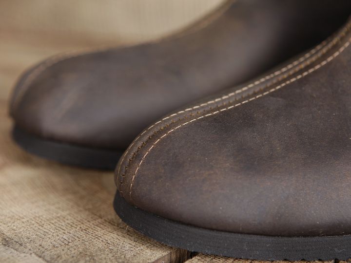 Bottines médiévales en cuir 43 | marron 7