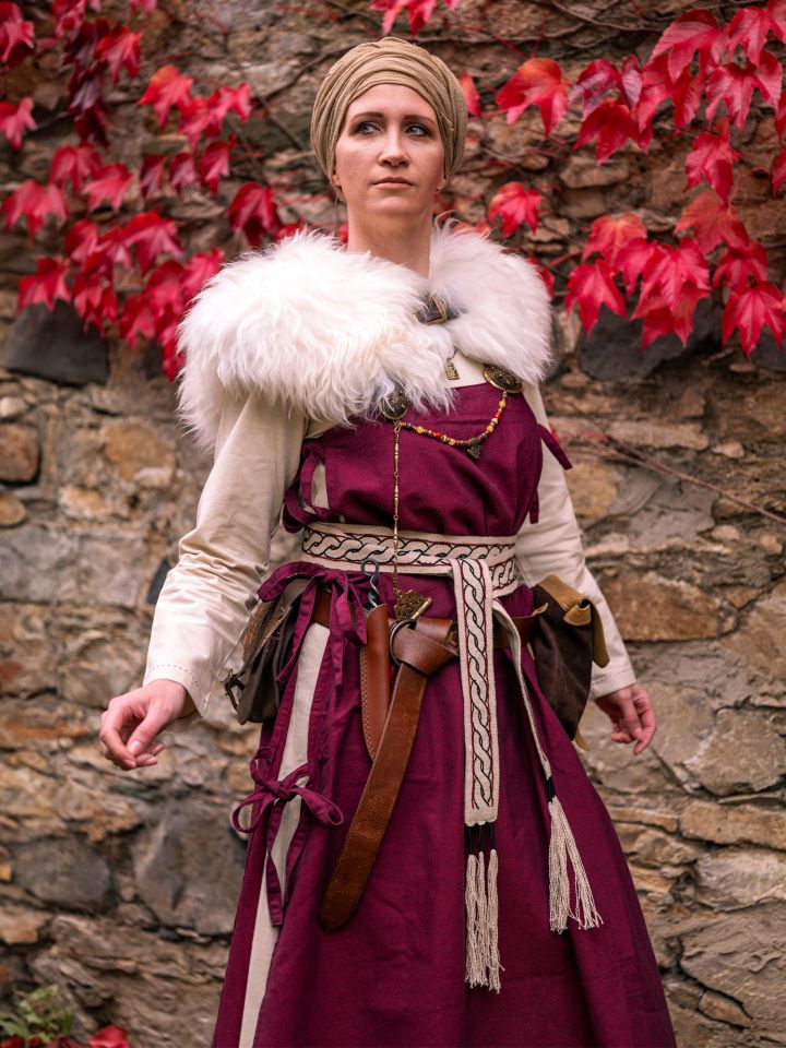 Tunique Viking, en rouge 8