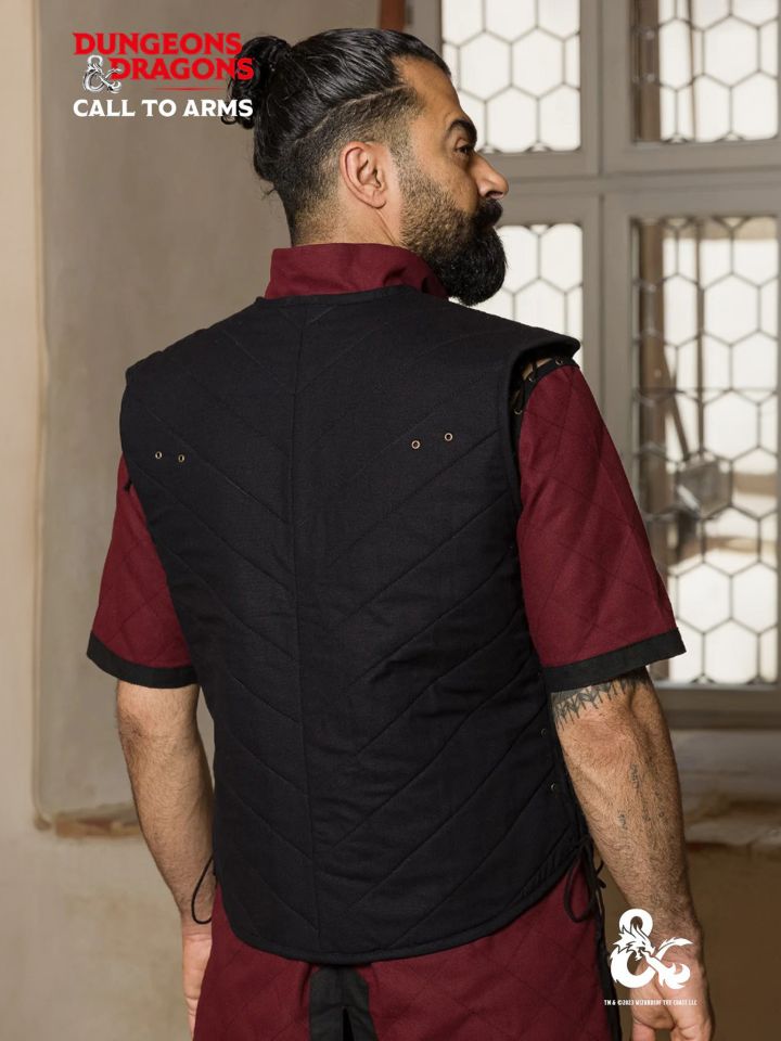 Gilet de combat Donjons & Dragons, en noir 8