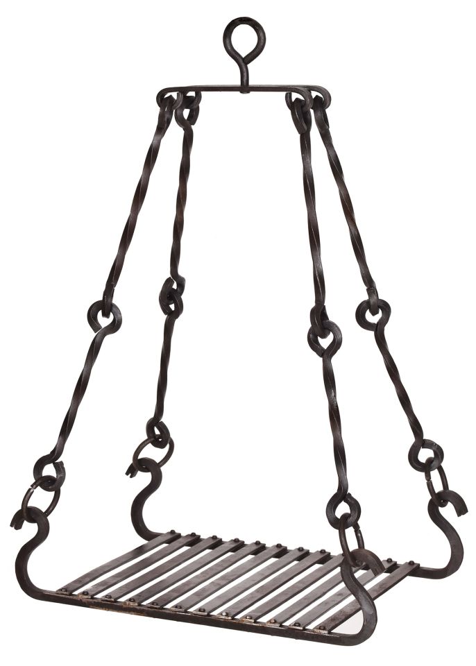 Grille pour trépied, forgée à la main 9