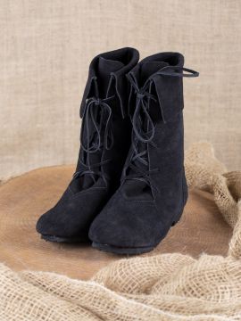 Bottes à revers en noir 38