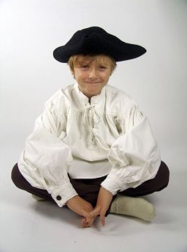 Tricorne noir pour enfant